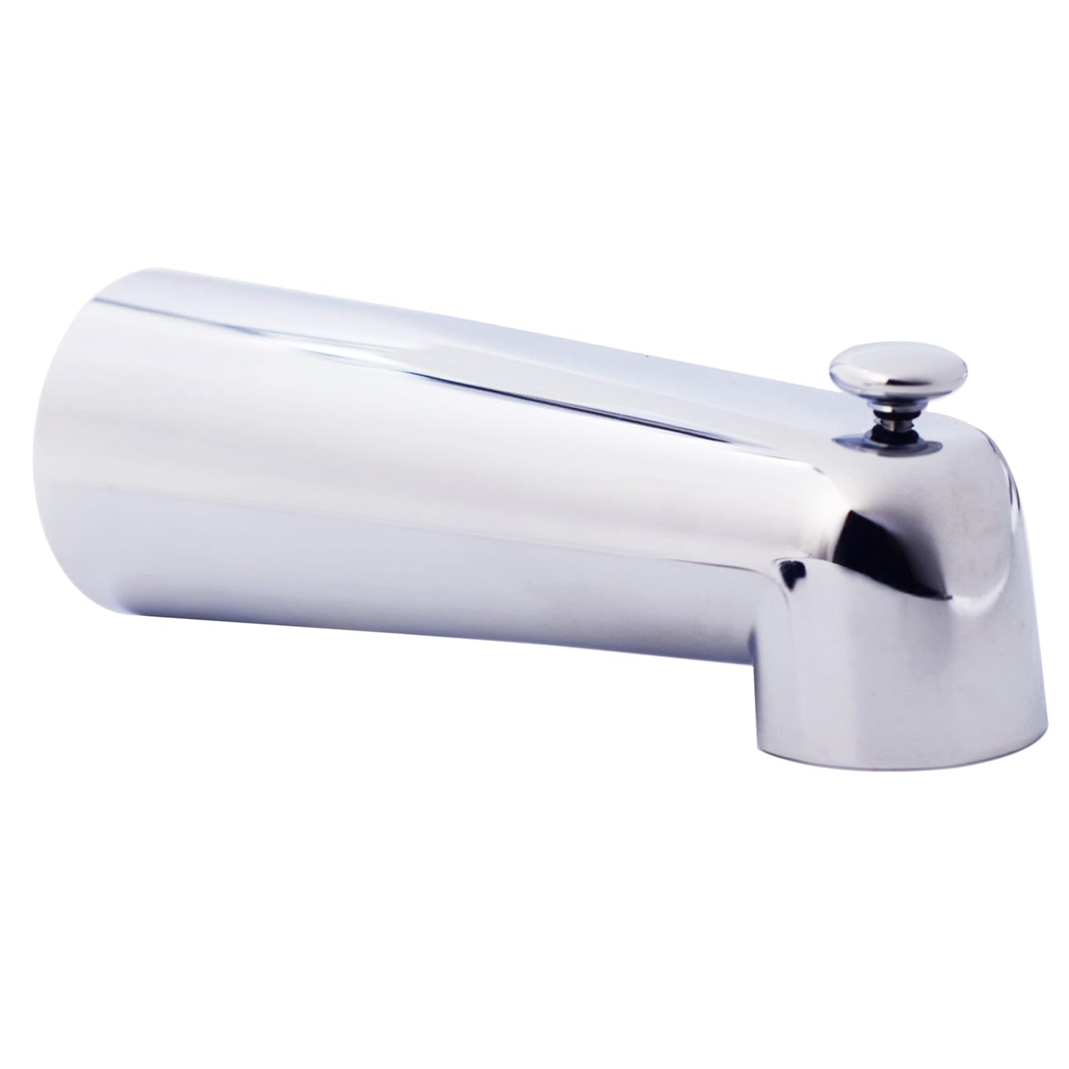 Westbrass E507D-1F-25-26 E507D-1F 7' Reach Wall Mount Tub Spout with Diverter, 25-Pack, Polished Chrome, 25 Count