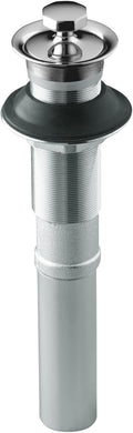 Kohler K-7127-CP Bathroom Sink Drain with Non-Removable Metal Stopper without Ov