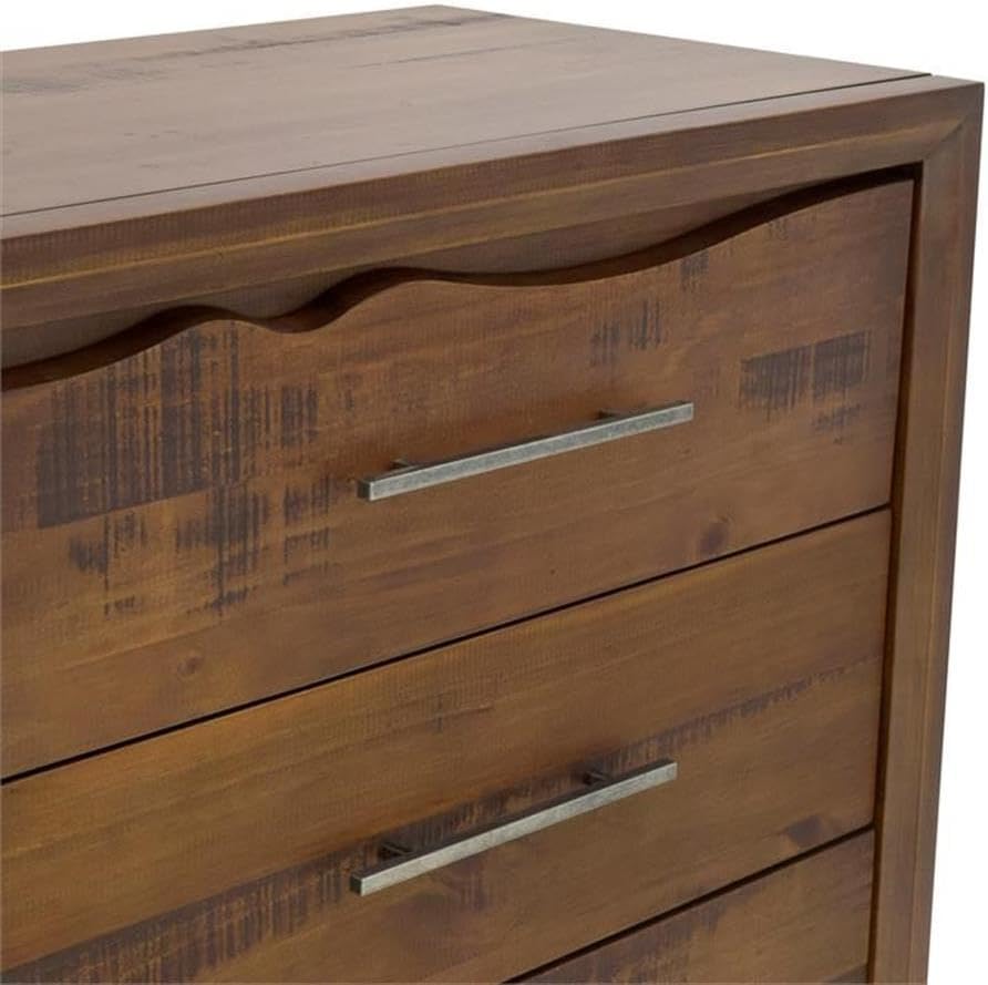 Steve Silver Lofton 4-Piece Queen Size Mocha Brown Wood Bedroom Set