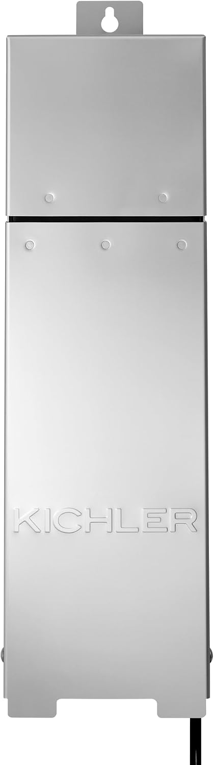 Kichler Pro Series Transformer 300W in Stainless Steel, Compact Outdoor Power Supply, 15PR300SS