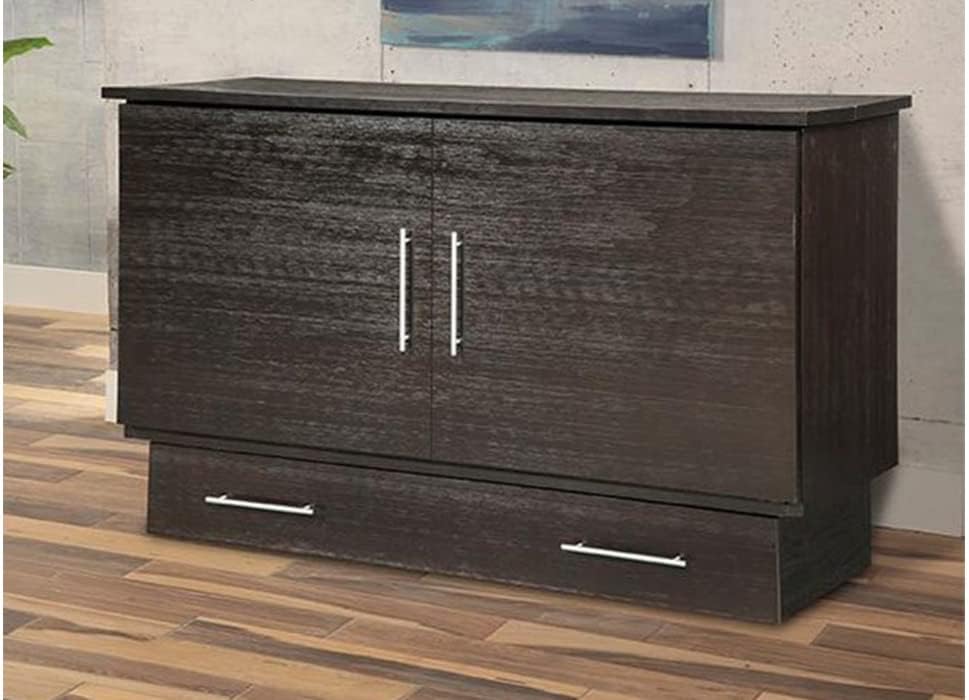Creden-ZzZ Queen Cabinet Bed in Original Coffee
