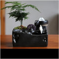 Tabletop Fountains Desktop Water Fountain Living Room Fish Tank Water Ornaments Circulating Water Chinese Entrance Decoration Indoor Tabletop Water Fountain(B)