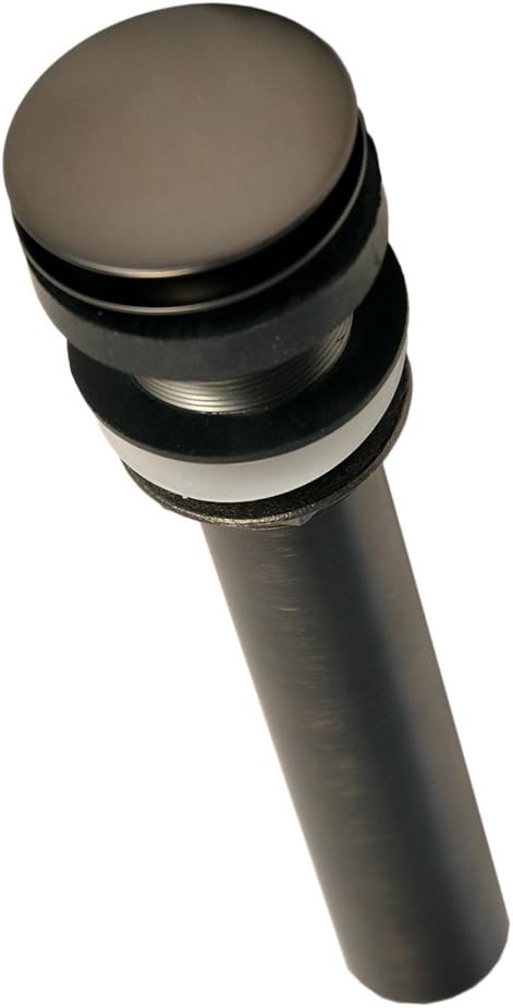 Native Trails DR130-ORB Push to Seal Dome Drain, 1.5', Oil Rubbed Bronze