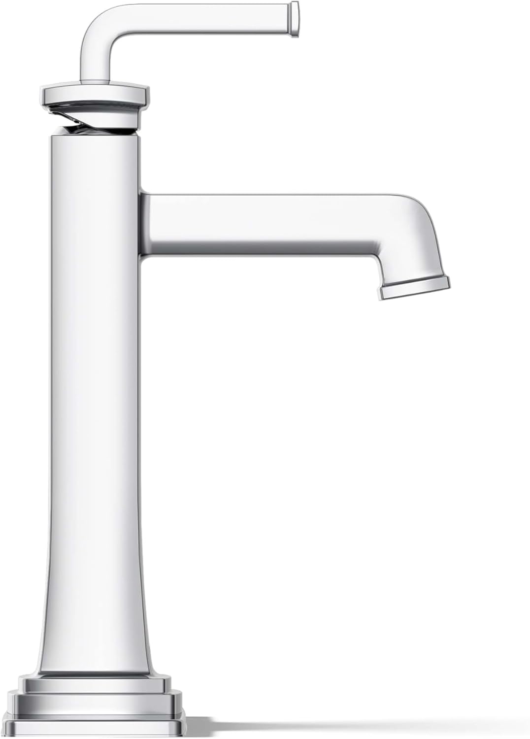 KOHLER 26430-4N-CP K-26430-4N-CP Riff Tall Single-Handle Bathroom Sink Faucet, 5 gpm, Polished Chrome