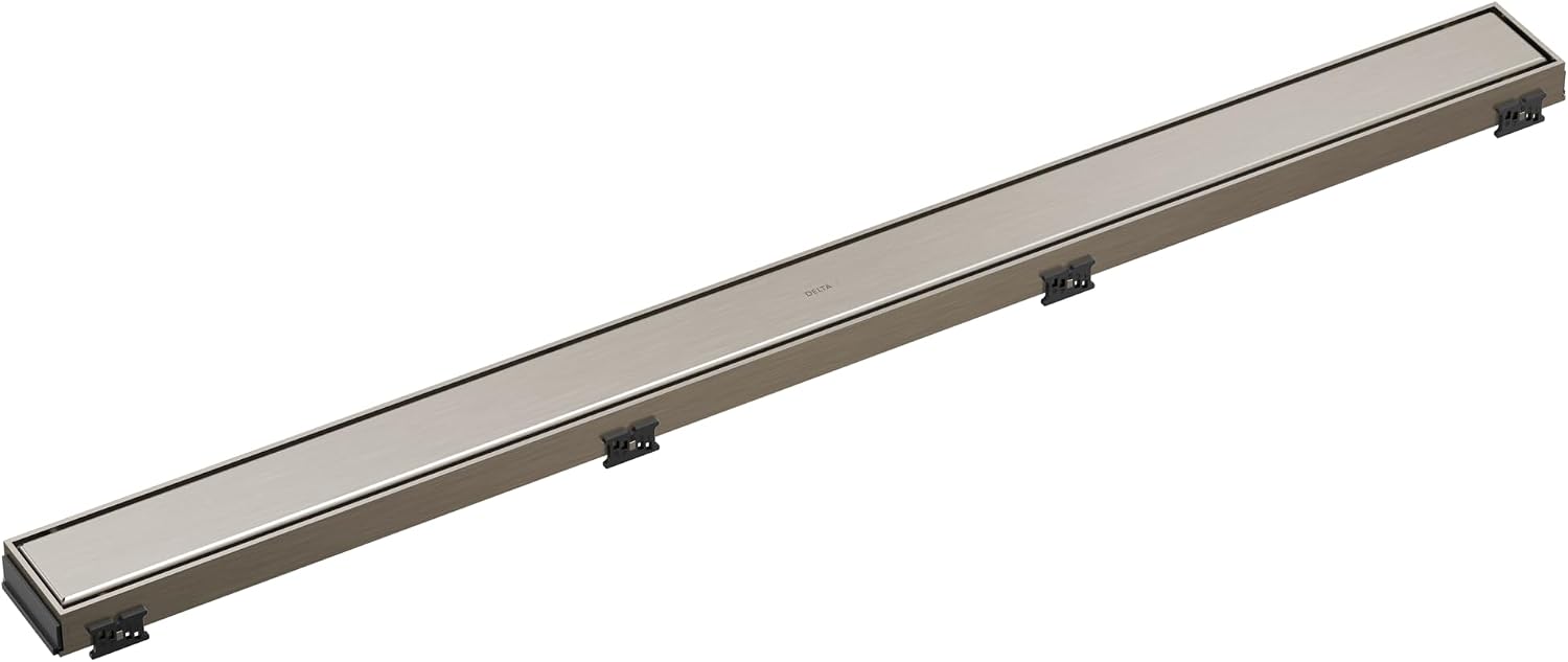 Delta Faucet 36-Inch Reversible Linear Shower Drain Trim in Stainless