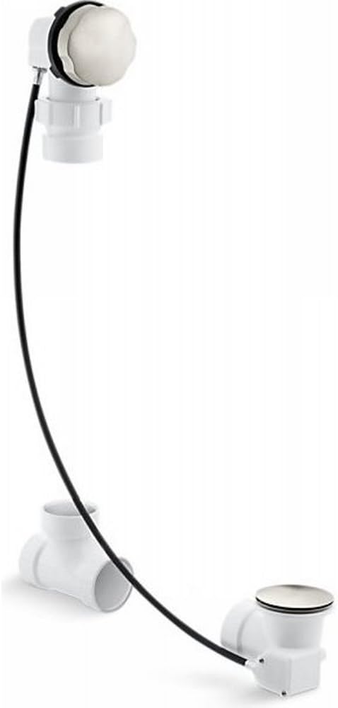 KOHLER ClearFlo Cable bath drain, less PVC tubing