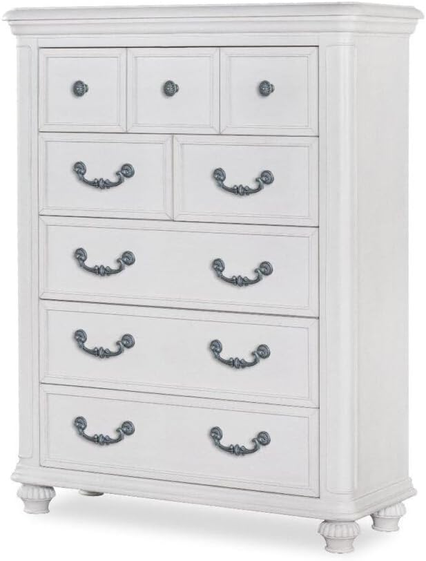 First of a Kind Cosmos Furniture Madison Cream Queen 5 Piece Bedroom Set