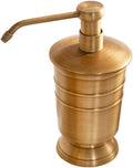 Bathroom Accessories Set Countertop 5 Pcs, Toothbrush Holder & Cup, Soap Dispenser,Soap Dish, Storage Can, Antique Bronze,Soap Dispenser