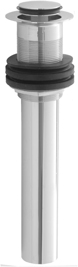 Jaclo 814-ORB C.O. Plug Finger Touch Drain without Overflow Holes, Oil Rubbed Bronze