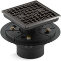 Kohler 9136-TT Square design tile-in shower drain, Titanium