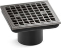 KOHLER K- 22665-TT SQUARE GRID WITH SCREWS & DRAIN THROAT, Vibrant Titanium