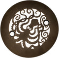 Round Octopus Shower Drain Cover (Oil Rubbed Bronze, 4.25 Inch)