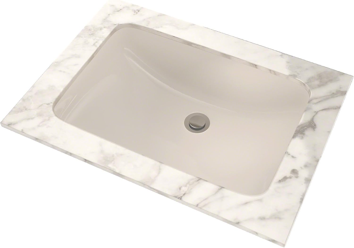 TOTO® 19' x 12-3/8' Rectangular Undermount Bathroom Sink with CEFIONTECT, Sedona Beige - LT542G#12