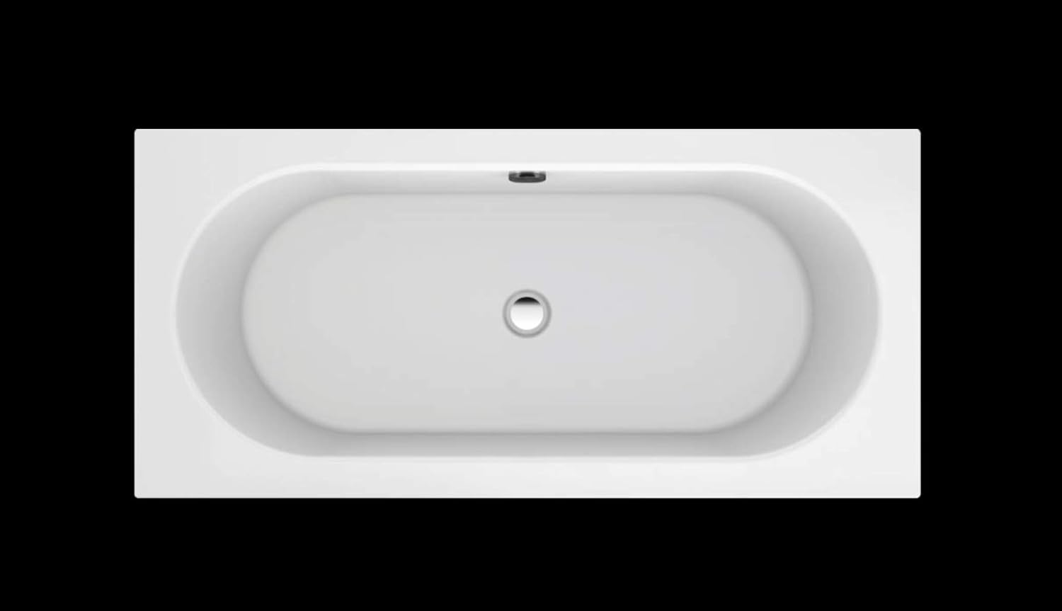 Carver Tubs - Aphrodite 67' - Modern White Minimalist Freestanding Soaking Bathtub, w/Chrome Drain, Rectangle Spacious Acrylic Fiberglass Oval Interior Tub, Deep Relaxing Soak, 67'L x 31.5'W x 23'H