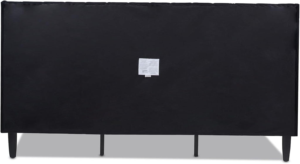 Jennifer Taylor Home Aspen Vertical Tufted Modern Headboard Platform Bed Set King
