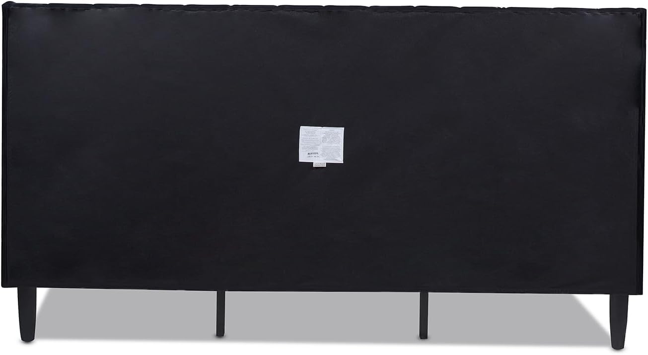 Jennifer Taylor Home Aspen Vertical Tufted Modern Headboard Platform Bed Set King