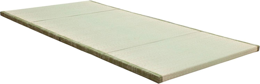 MustMat Tatami Mat Japanese Floor Mattress Traditional Japanese Futon Floor Mattress Rush Grass Foldable Bed 35.4'x78.7'x1.2' (1 Piece)