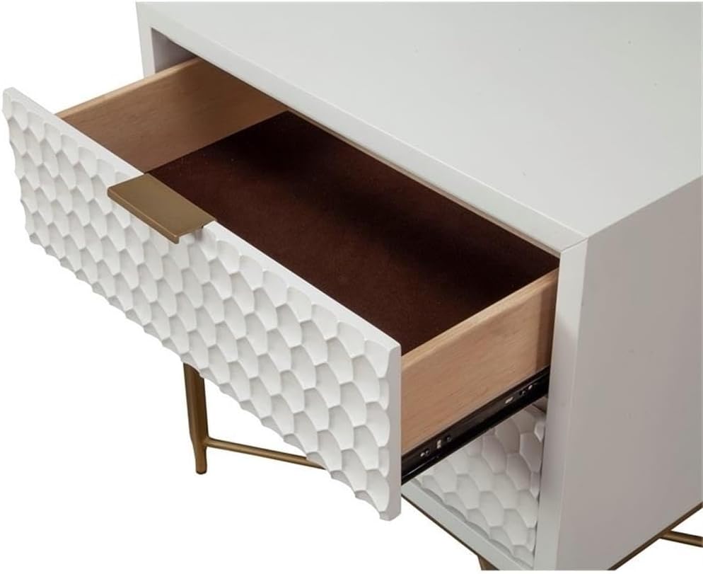 Home Square 4 Piece Set with Nightstand Standard King Headboard & Bedroom Vanity