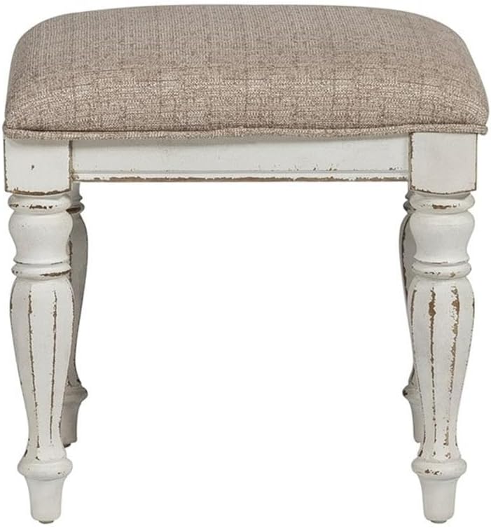 Liberty Furniture Magnolia Manor White Vanity Stool