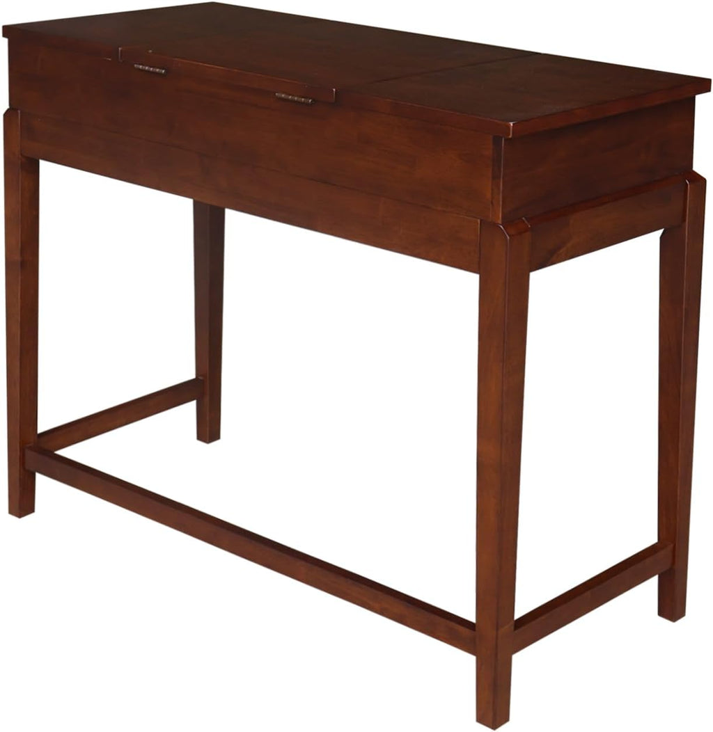 International Concepts Vanity Table with Vanity Bench Esspresso