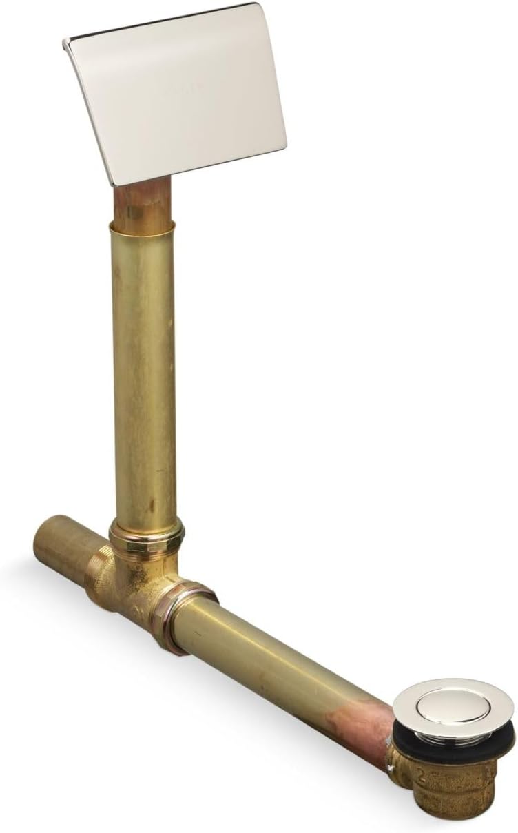Kohler-K-7169-AF-TT Tea-for Two 1 1/2' Contoured Pop-up Darin and Overflow, Vibrant Titanium