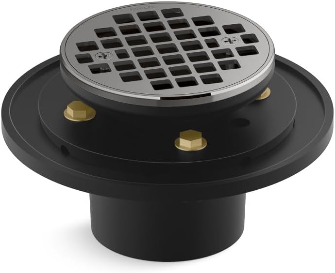 KOHLER K- 22671-TT ROUND DESIGN TILE-IN SHOWER DRAIN, Vibrant Titanium