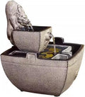 Tabletop Fountain Flowing Water Decoration for Living Room Study and Study Chinese Style Creative Fountain Water Landscape Decoration Desktop Decoration Desktop Fountain (Color : F)