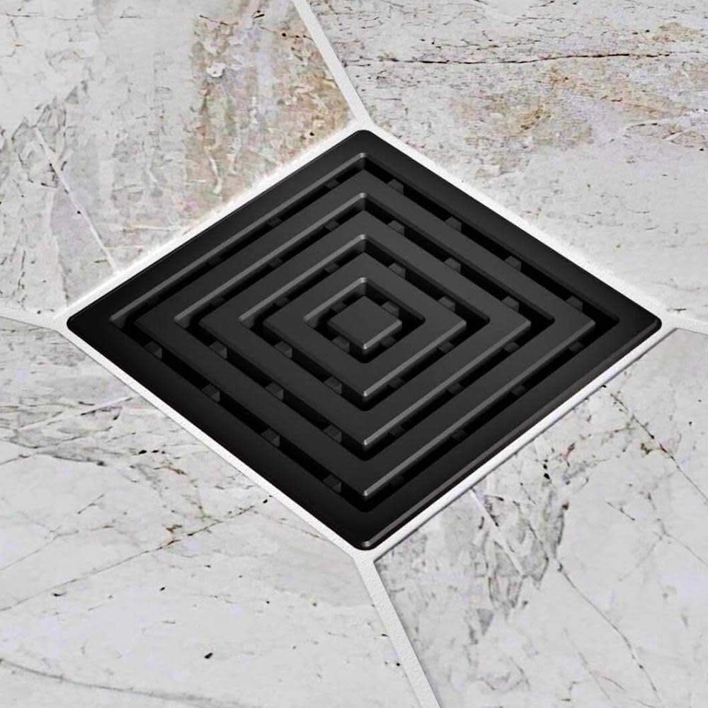 Ebbe America E4815-MB Frames - Matte Black - Unique Drain Cover - Matte Black