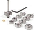 StewMac Binding Router Bit Set, Standard Set with 9 Bearing Sizes