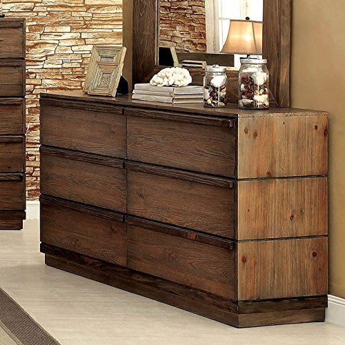 247SHOPATHOME Bedroom set, California king, Oak