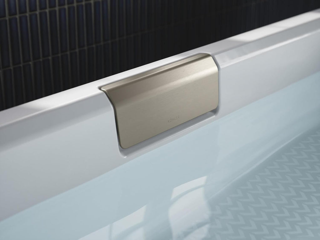 Volute Bath Drain Trim in Matte Black