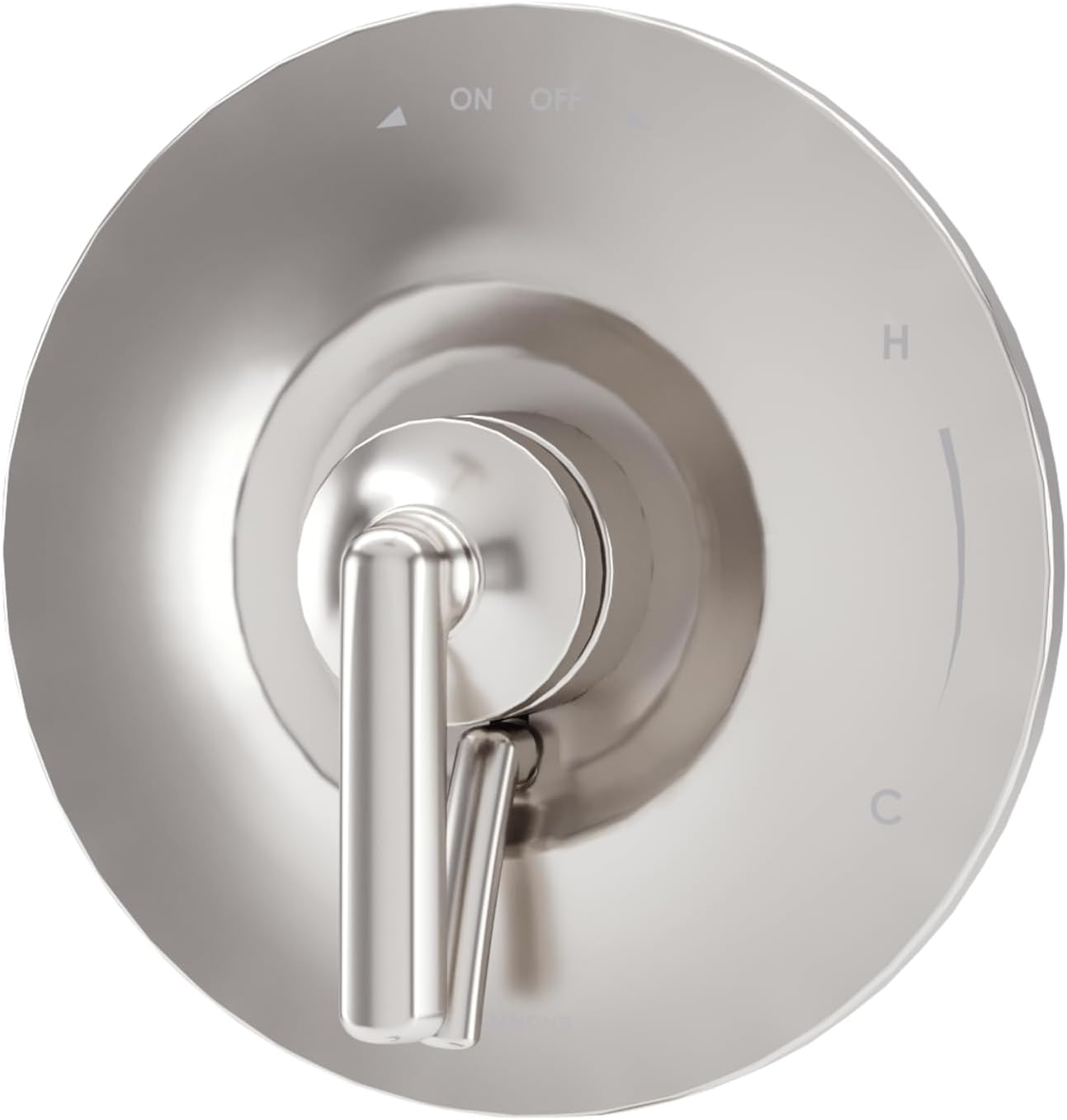 Symmons Birch Wall Mounted Shower Valve Trim with Volume Control Lever in Satin Nickel (Valve Not Included) - S5990STNTRM