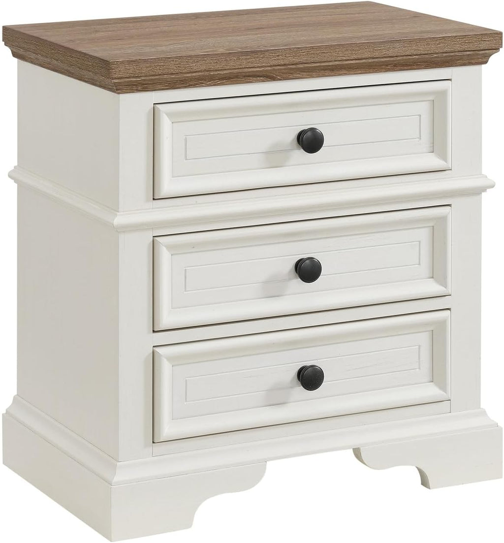 Picket House Furnishings Ulysses Youth King UPH 3PC Bedroom Set in White
