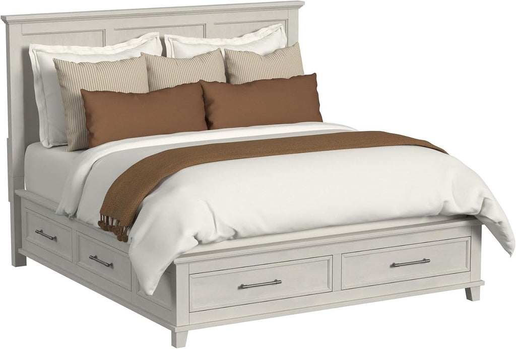 Picket House Furnishings Henrik King Storage 3PC Bedroom Set in Ivory