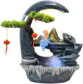 Tabletop Fountain Rocky Mountain Flowing Water Fountain Living Room High Mountain Circulating Water Humidifier Office Front Desk Desktop Decoration Desktop Fountain (Color : 05)
