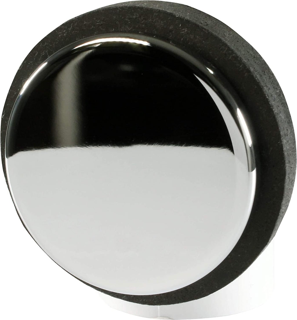Westbrass 494244H-4-05 SCH. 40 PVC Bath Waste & Overflow Assembly with Illusionary Faceplate and Lift & Turn Drain Plug, Polished Nickel (4-Pack)