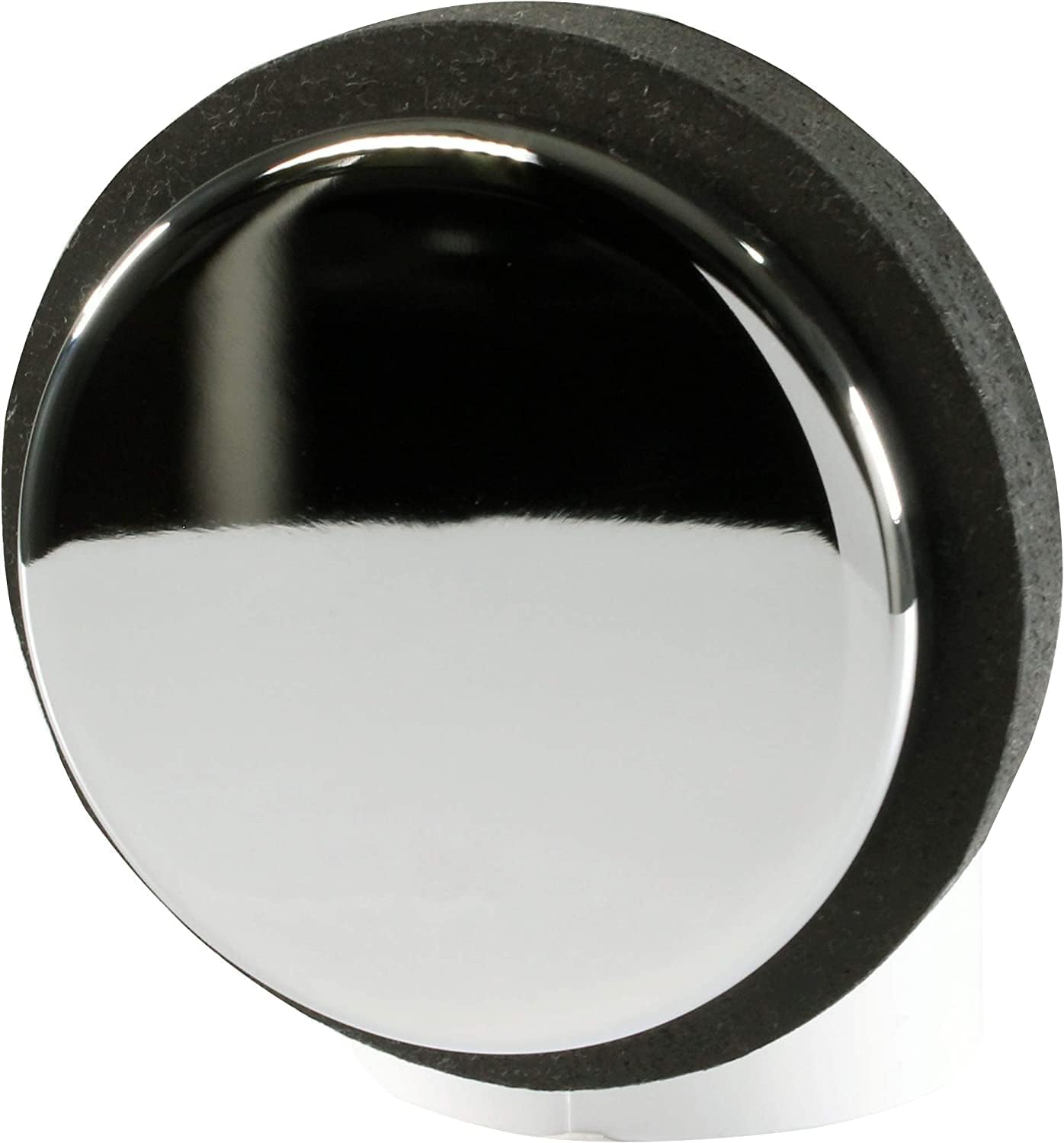 Westbrass 494244H-4-05 SCH. 40 PVC Bath Waste & Overflow Assembly with Illusionary Faceplate and Lift & Turn Drain Plug, Polished Nickel (4-Pack)