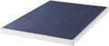 Best Price Mattress 4 Inch Metal Box Spring with Wood Slats, Full, Blue