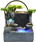Tabletop Fountain Rockery Water Curtain Wall Ornaments Circulating Landscaping Living Room Office