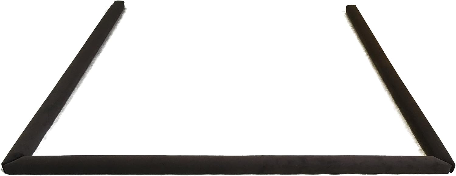 Strobel Organic 3 Piece Fabric Upholstered Rail Cushions Chocolate Fabric King