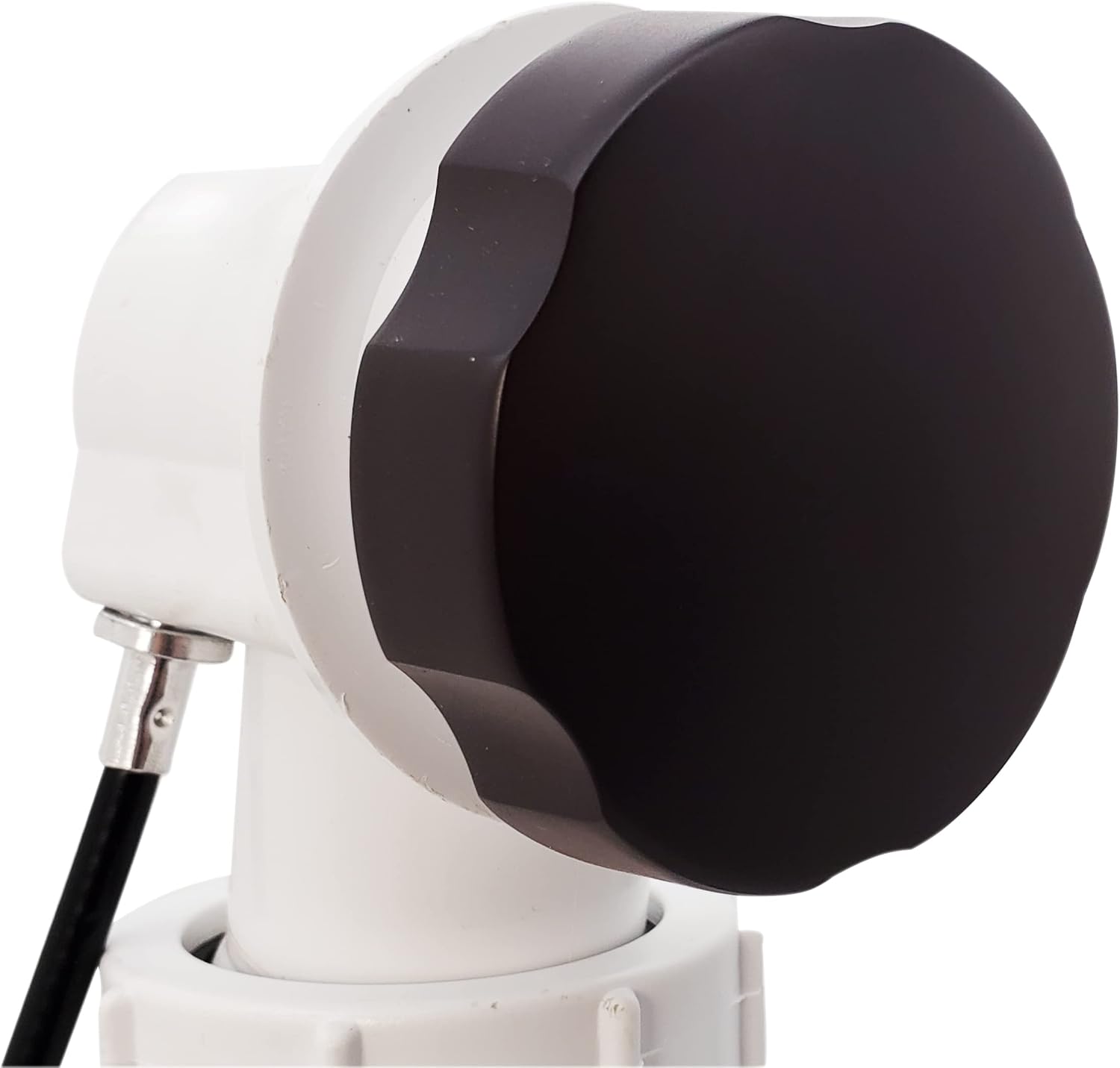 Westbrass D50P27BJ-12 27' Cable Drive Standard Bath Drain Trim Kit with Rotary Overflow Cover Knob on a Ball Joint Elbow, Pop-Up Stopper and Sch. 40 PVC Fittings, Oil Rubbed Bronze