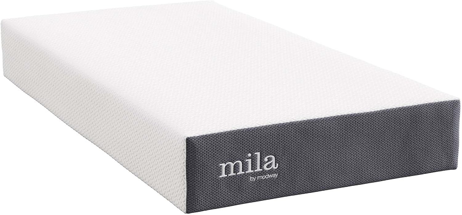 Modway Mila Firm 10' Fiberglass Free Memory Foam Twin Mattress