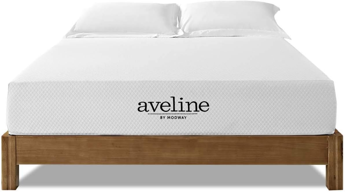 Modway Aveline 10' Gel Infused Memory Mattress with CertiPUR-US Certified Foam California King Mattress