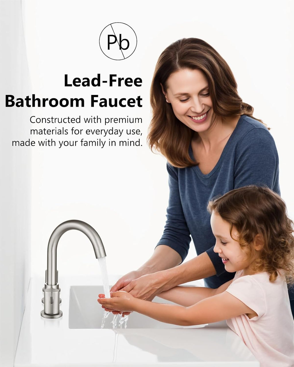 Bathroom Sink Faucet Shower Faucet Set Rainfall Shower System