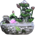 Tabletop Fountain Tabletop Water Fountain Lotus Feng Shui Wheel Indoor Circulating Ornaments(Small)