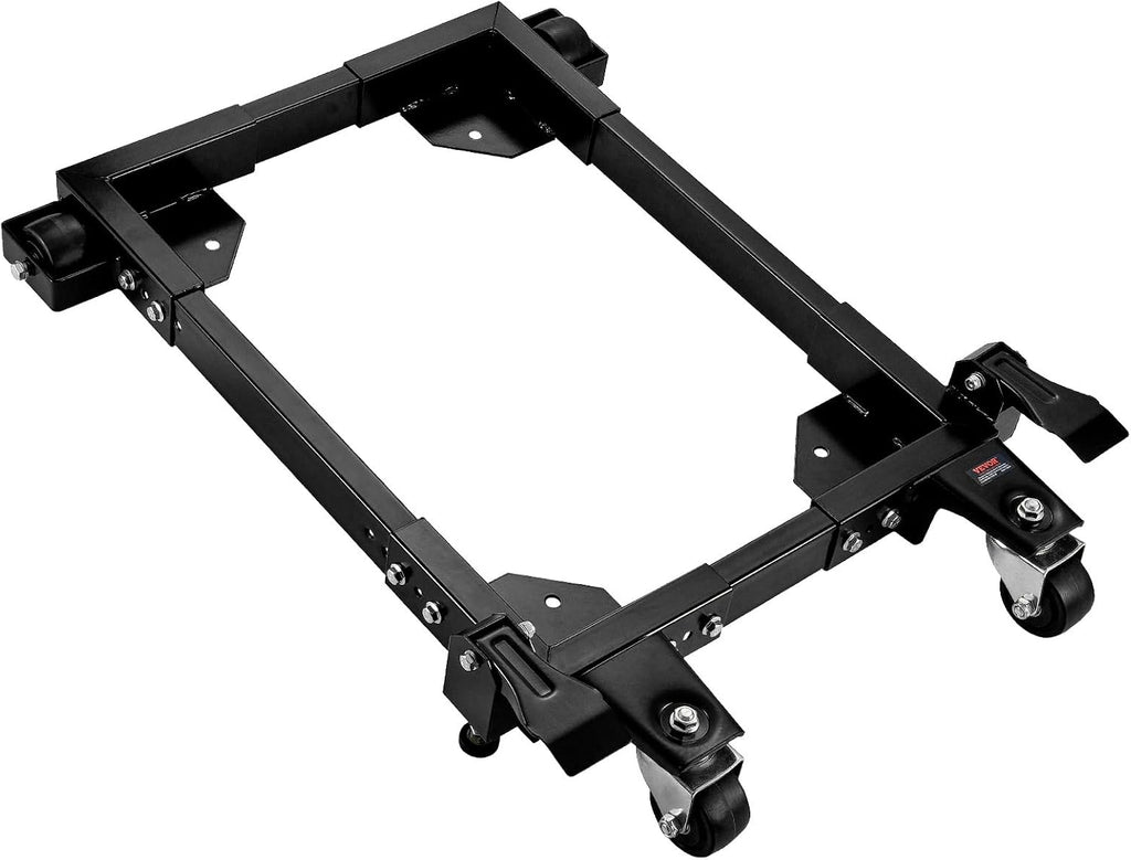 VEVOR Mobile Base, 1500 lbs Capacity, Adjustable from 18' x 24' to 26.5' x 31.5', Heavy Duty Universal Mobile Base Stand with Swivel Wheels, for Woodworking Equipment, Bandsaw, Power Tools, Machines