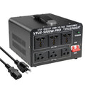 Yinleader 5000W PRO Voltage Transformer Converter Step Up/Down AC 110V/120V to 220V/240V or 220V/240V to 110V/120V Power Converter w/US Standard Power Cord,Circuit Breaker Protection