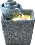 Tabletop Fountain Small Relaxing Indoor Fountain - Meditation for Home, Office, Bedroom(Small)