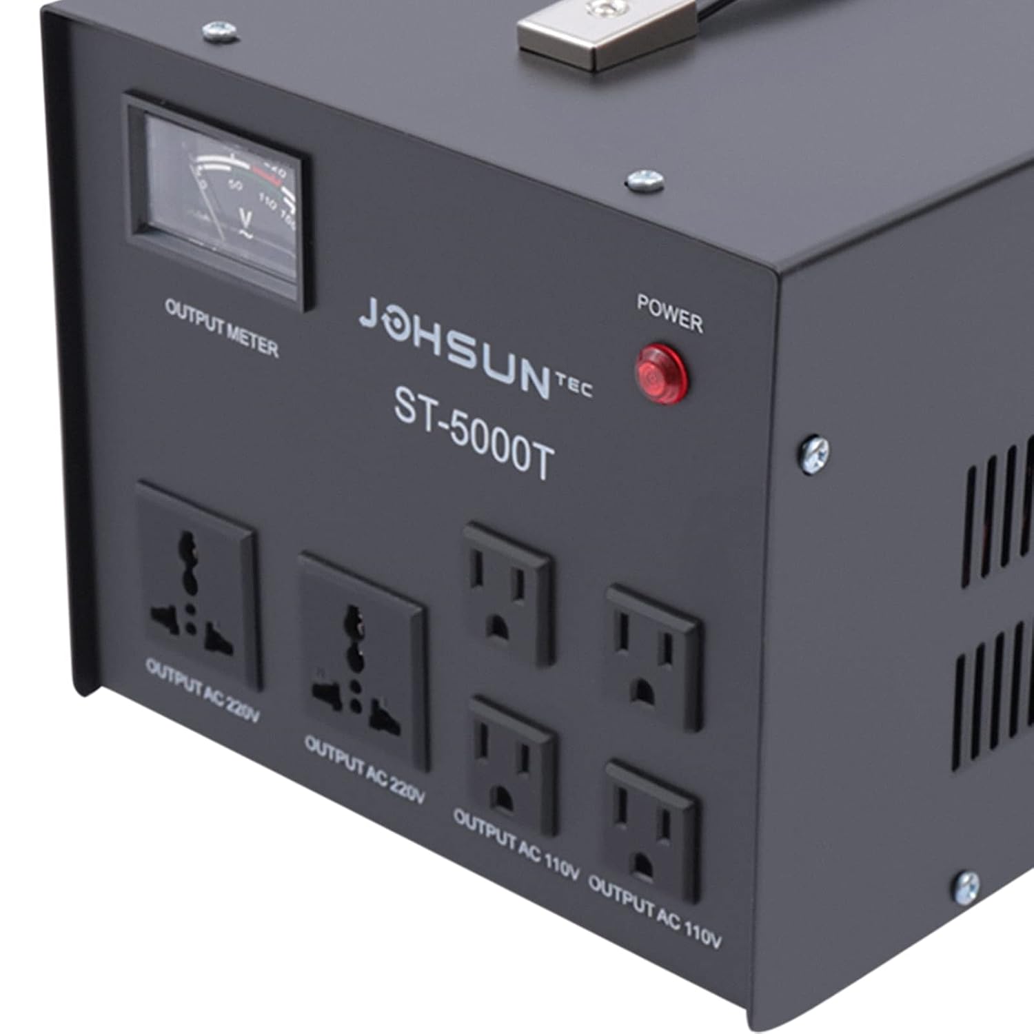 5000 Watt Voltage Transformer Converter 5KW Step Up/Down Transformer Regulator/Stabilizer 120V-220V 220V-110V Voltage with Builtin Regulator for Air Conditioners Refrigerators Washing Machines