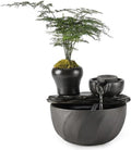 Indoor Fountain Office Desktop Small Water Circulation Fish Tank for Home